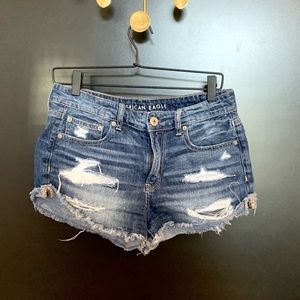 AE Tomgirl Shortie Denim Shorts 💙✨